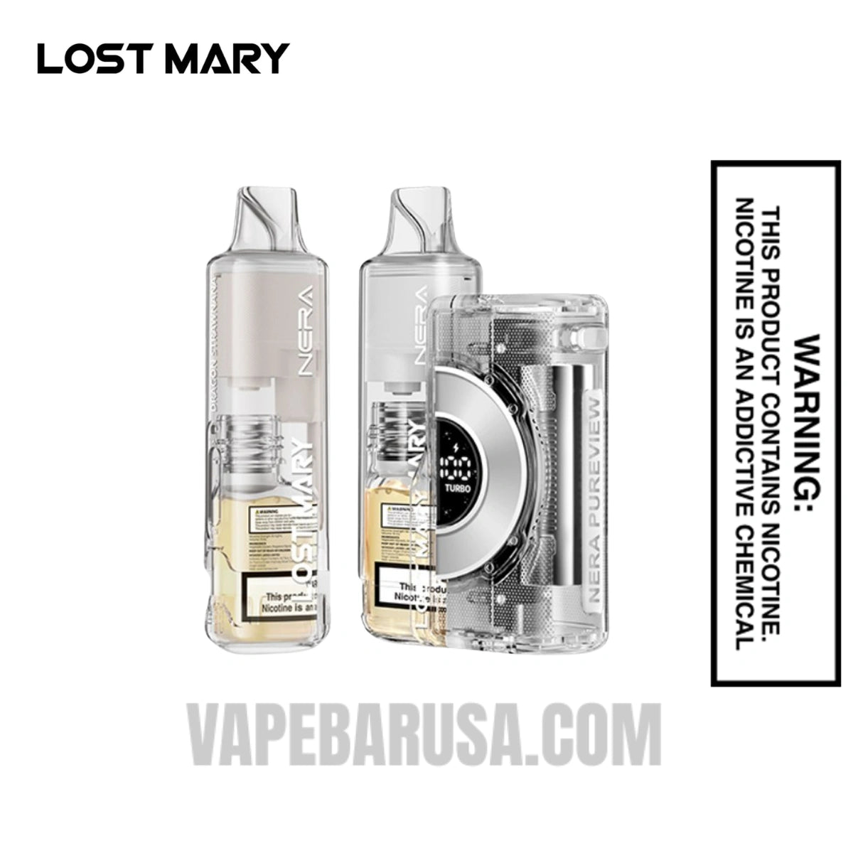 Dragon Strawnana Lost Mary Nera Pureview 40K Vape Kit