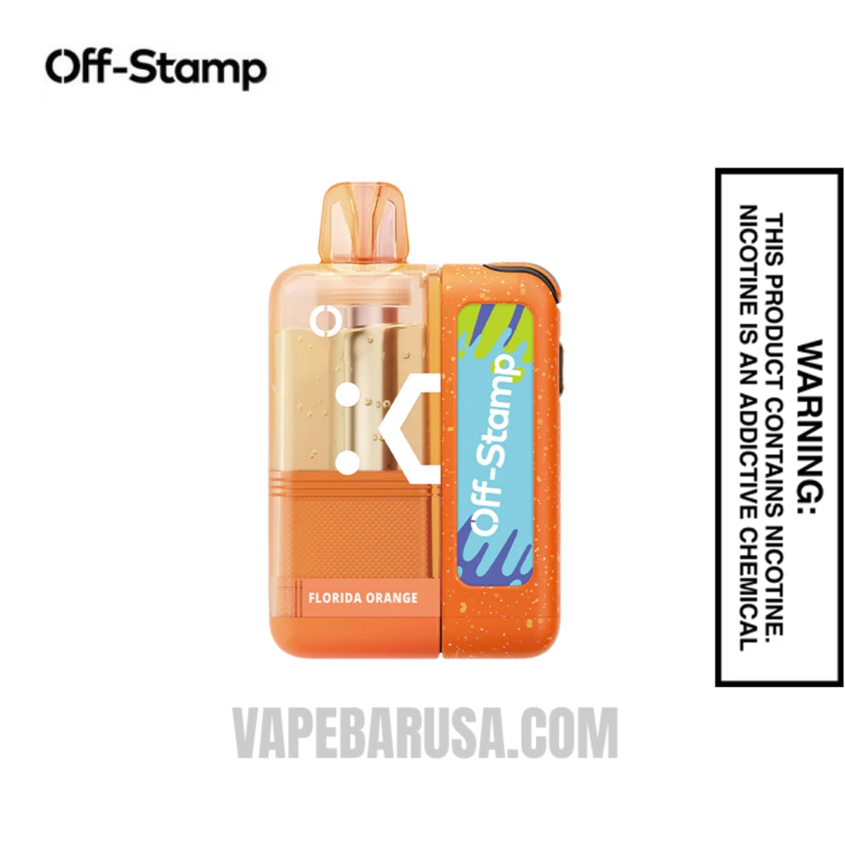 Florida Orange Off Stamp X Cube Crystal Cube 35K Vape Kit 
