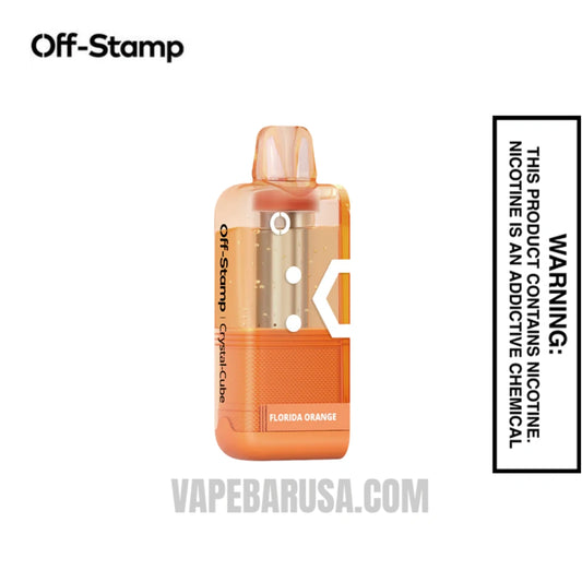 Florida Orange Off Stamp X Cube Crystal Cube 35K Vape Pod
