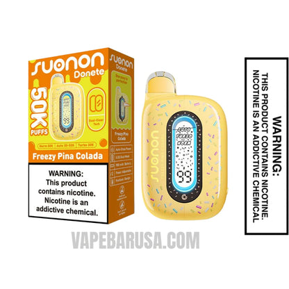Freezy Pina Colada Suonon Donete 50k Disposable Vape With Package Box