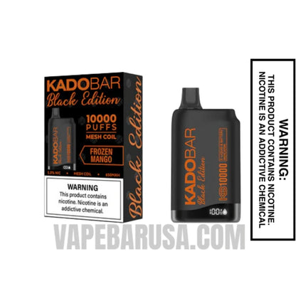 Frozen Mango Kado Bar Black Edition Disposable Vape