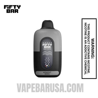 Frozen Orange Pom Fifty Bar 20K Midnight Series Disposable Vape