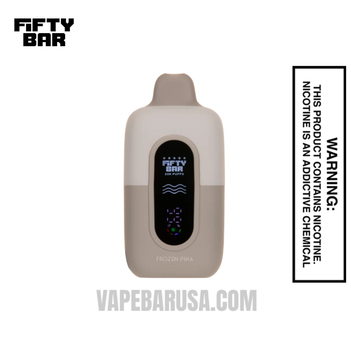 Frozen Pina Fifty Bar 20K Texas Edition Disposable Vape