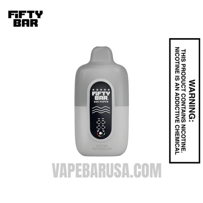 Frozen Watermelon Fifty Bar 20K Silver Series 2% Disposable Vape