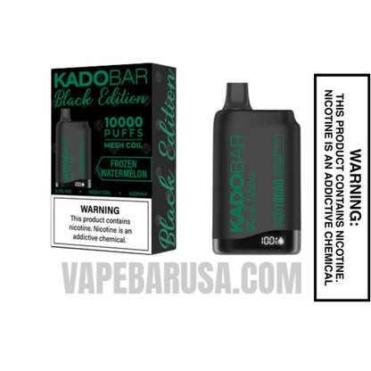 Frozen Watermelon Kado Bar Black Edition Disposable Vape