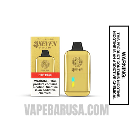 Fruit Punch Gold Bar 24Seven Disposable Vape with Package Box