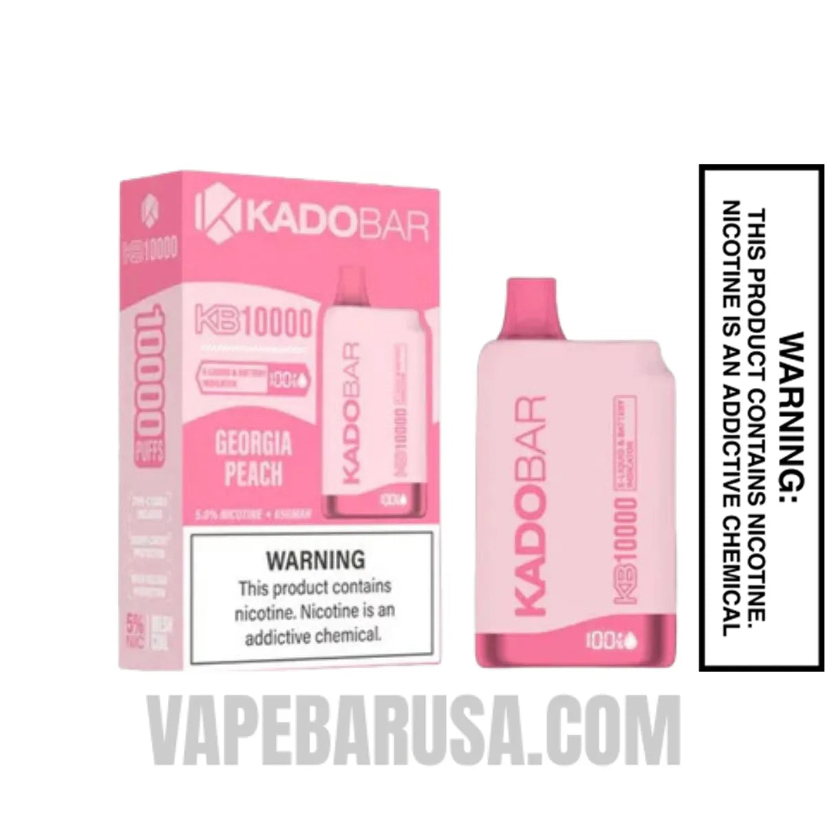 Georgia Peach Kado Bar KB10000 Disposable Vape With Package Box