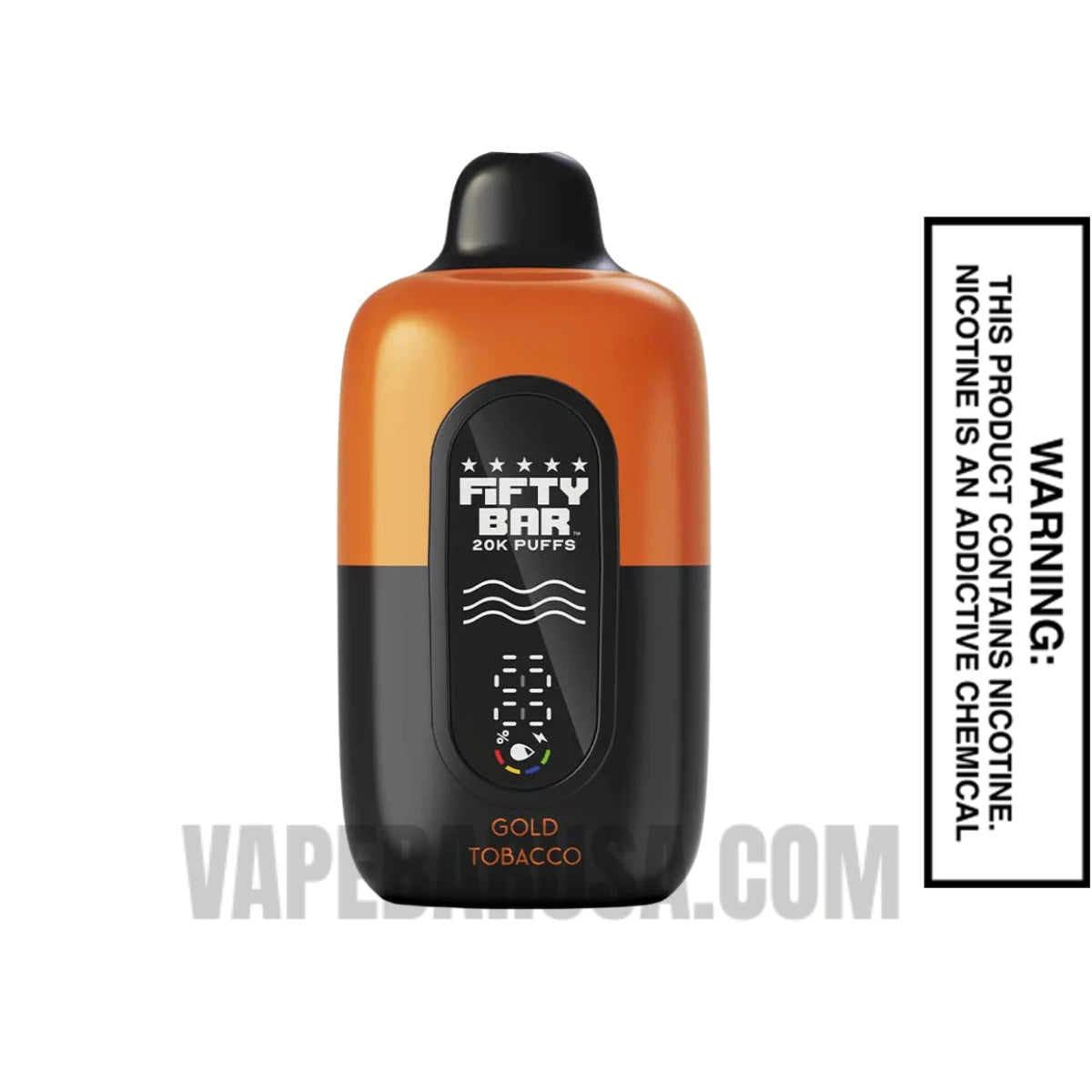 Gold Tobacco Fifty Bar 20k Disposable Vape