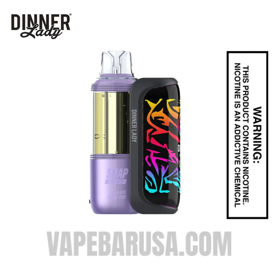 Grape Blow Pop Dinner Lady Snap Pro 35K Disposable Vape Kit