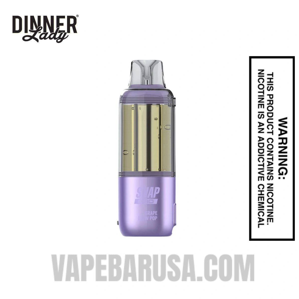 Grape Blow Pop Dinner Lady Snap Pro Intense 35K Pre-filled Replacement Pod