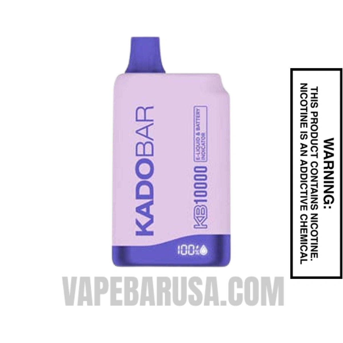 Grape Coolaid Kado Bar 10000 Puffs 0% Nicotine Vape