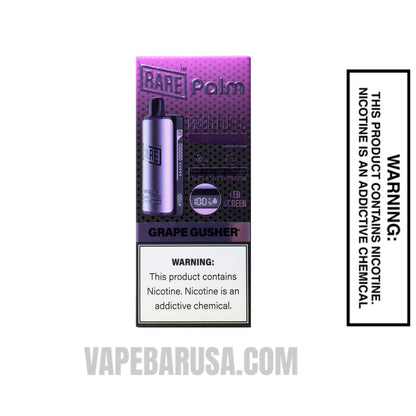 Grape Gusher Rare Palm 10000 Disposable Vape With Package Box