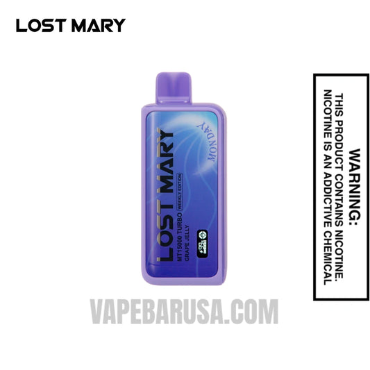 Grape Jelly Lost Mary MT15000 Turbo Vape (Monday)
