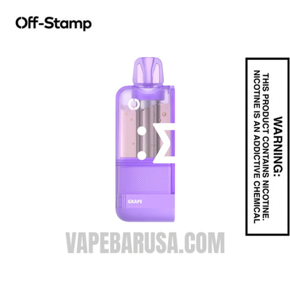 Grape Off Stamp X Crystal Cube 35K Disposable Vape Pod 