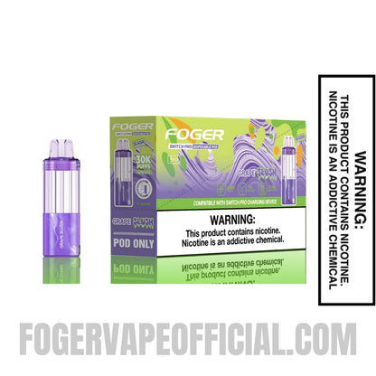 Grape Slush Foger Switch Pro 30K Disposable Pod With Bundle Pack