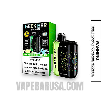 Grapefruit Refresher Geek Bar Pulse X Disposable Vape With Package Box