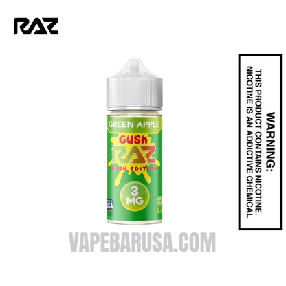 Green Apple Gush RAZ Vape Juice 100 ML