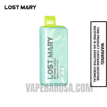 Green Apple Lime Lost Mary MT15000 Turbo Vape