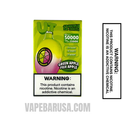 Green Apple/Fuji Apple Flum UT 50K Disposable With Package Box