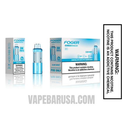 Gum Mint Foger Switch Pro Disposable Vape with Bundle Box
