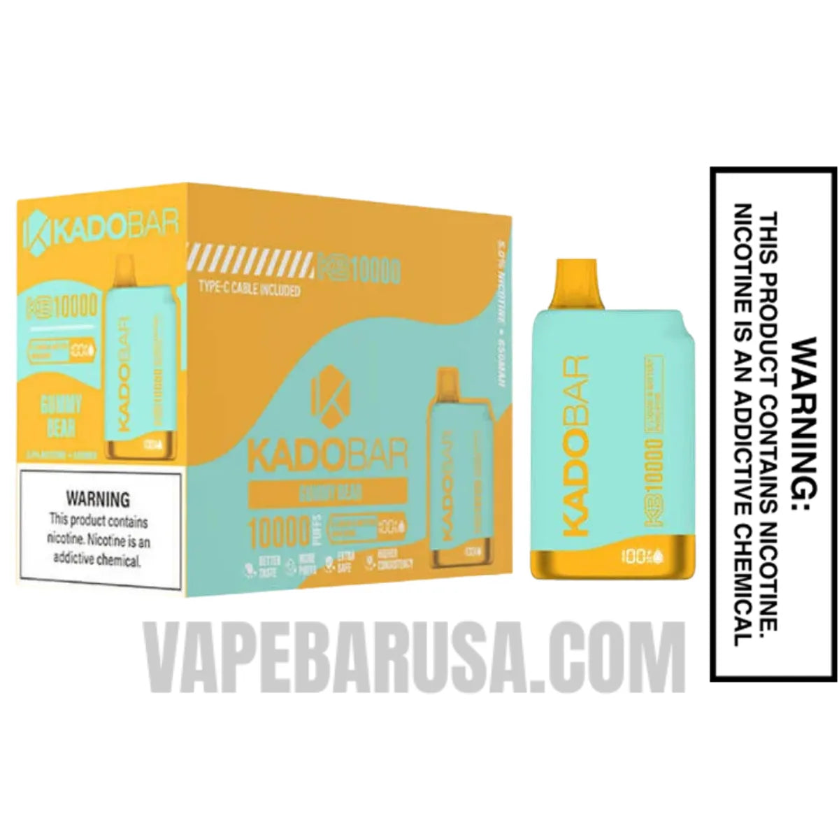 Gummy Bear Kado Bar KB10000 Disposable Vape With Bundle Pack