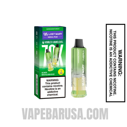 Hawaiian Punch Lost Mary Nera Fullview 70K Disposable Vape Pod With Package Box