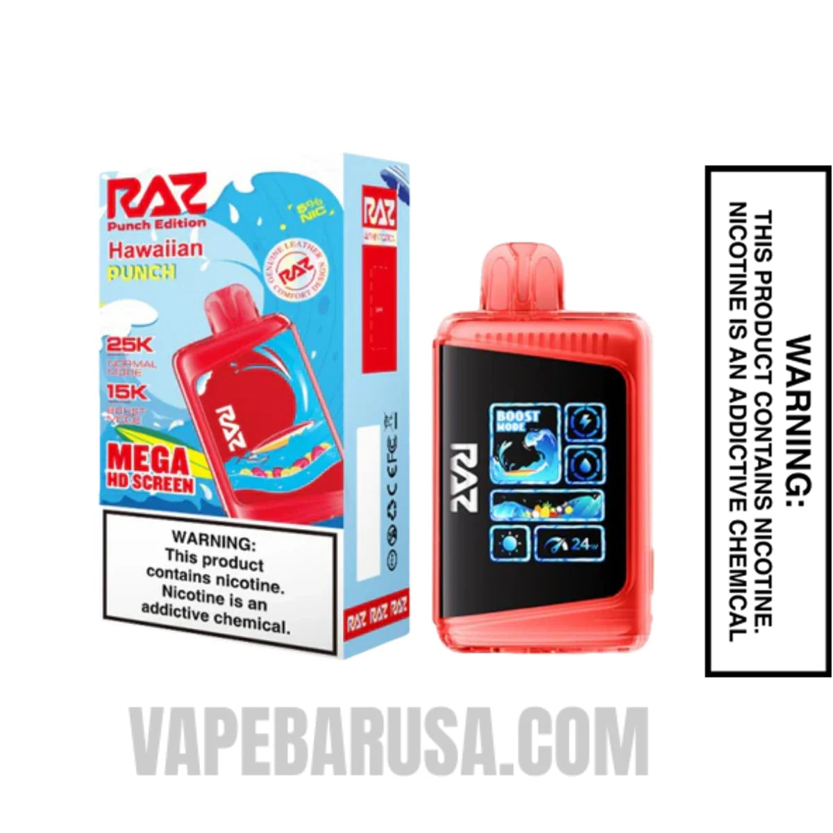 Hawaiian Punch RAZ LTX 25000 Disposable Vape with Package Box