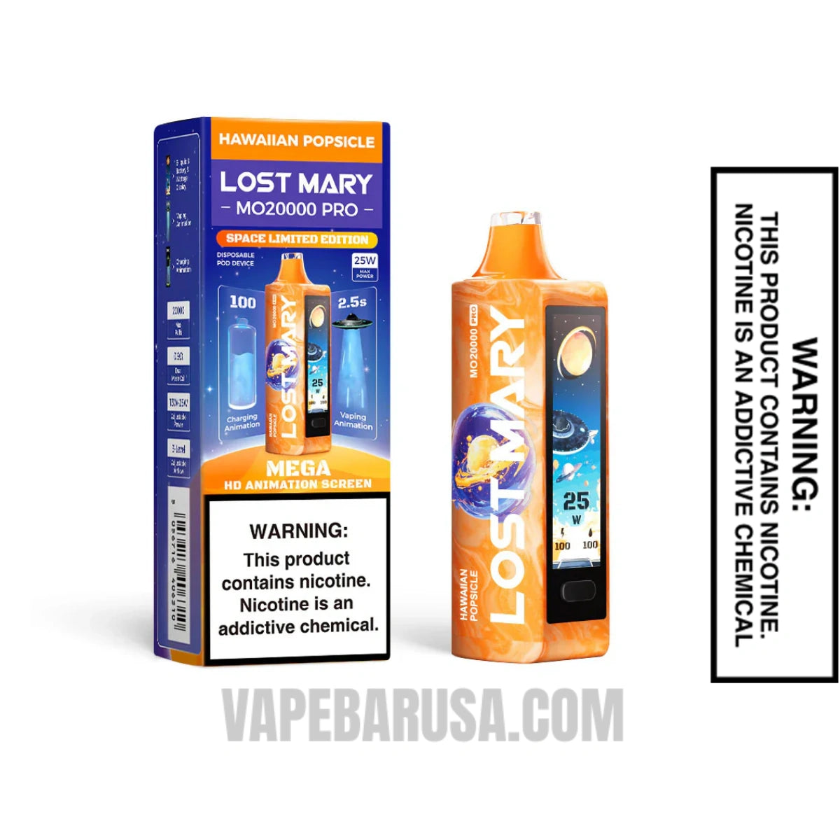 Hawaiian Popsicle Lost Mary MO20000 Disposable Vape With Package Box