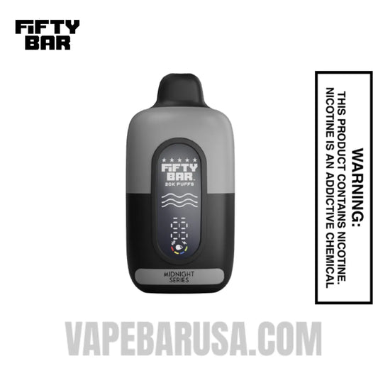 Iced Strawberry Pear Fifty Bar 20K Midnight Series Disposable Vape