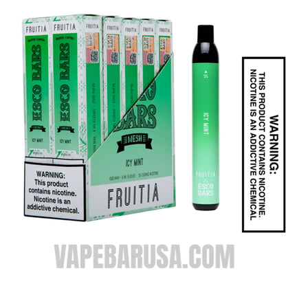 Icy Mint Esco Bars 2500 Puffs Disposable Vape with Bundle Pack