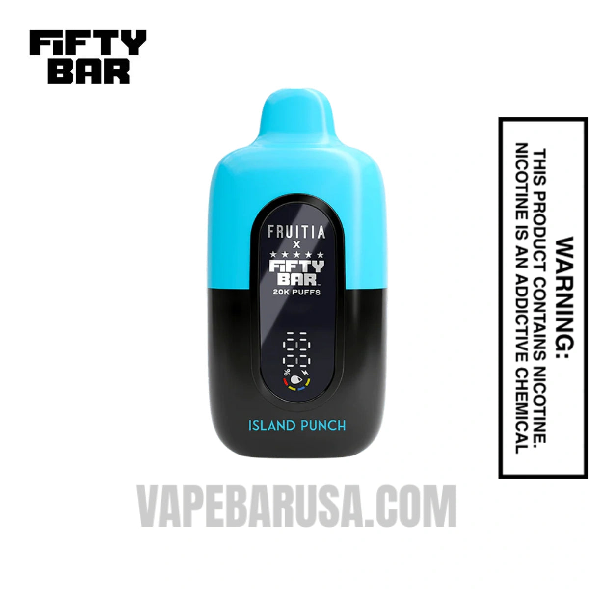 Island Punch Fruitia X Fifty Bar 20K Disposable Vape