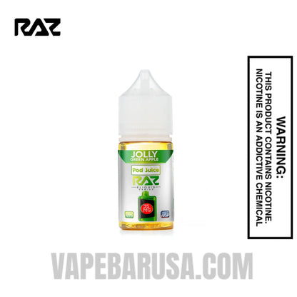 Jolly Green Apple Pod Juice X RAZ Salt Nic juice 30 ML