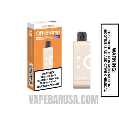 Juicy Peach Off Stamp SW9000 Disposable Pod With Package Box