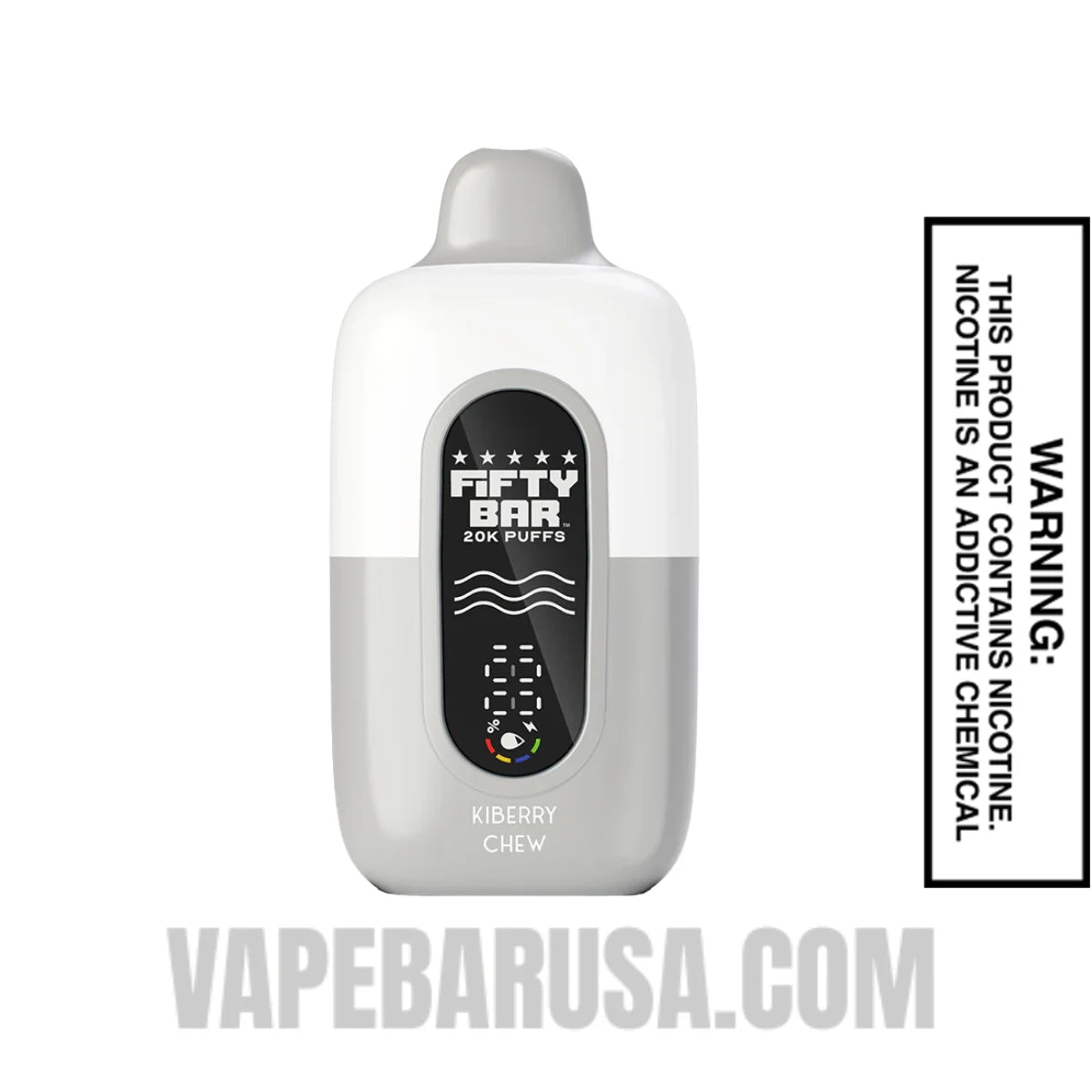 Kiberry Chew Fifty Bar 20k Disposable Vape