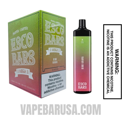 Kiwi Guava Esco Bars 5000 Puffs Disposable Vape with Bundle Pack