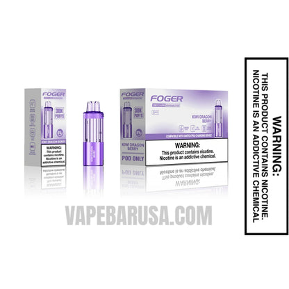 Kiwi Dragon Berry Foger Switch Pro Disposable Vape kit with Bundle box 