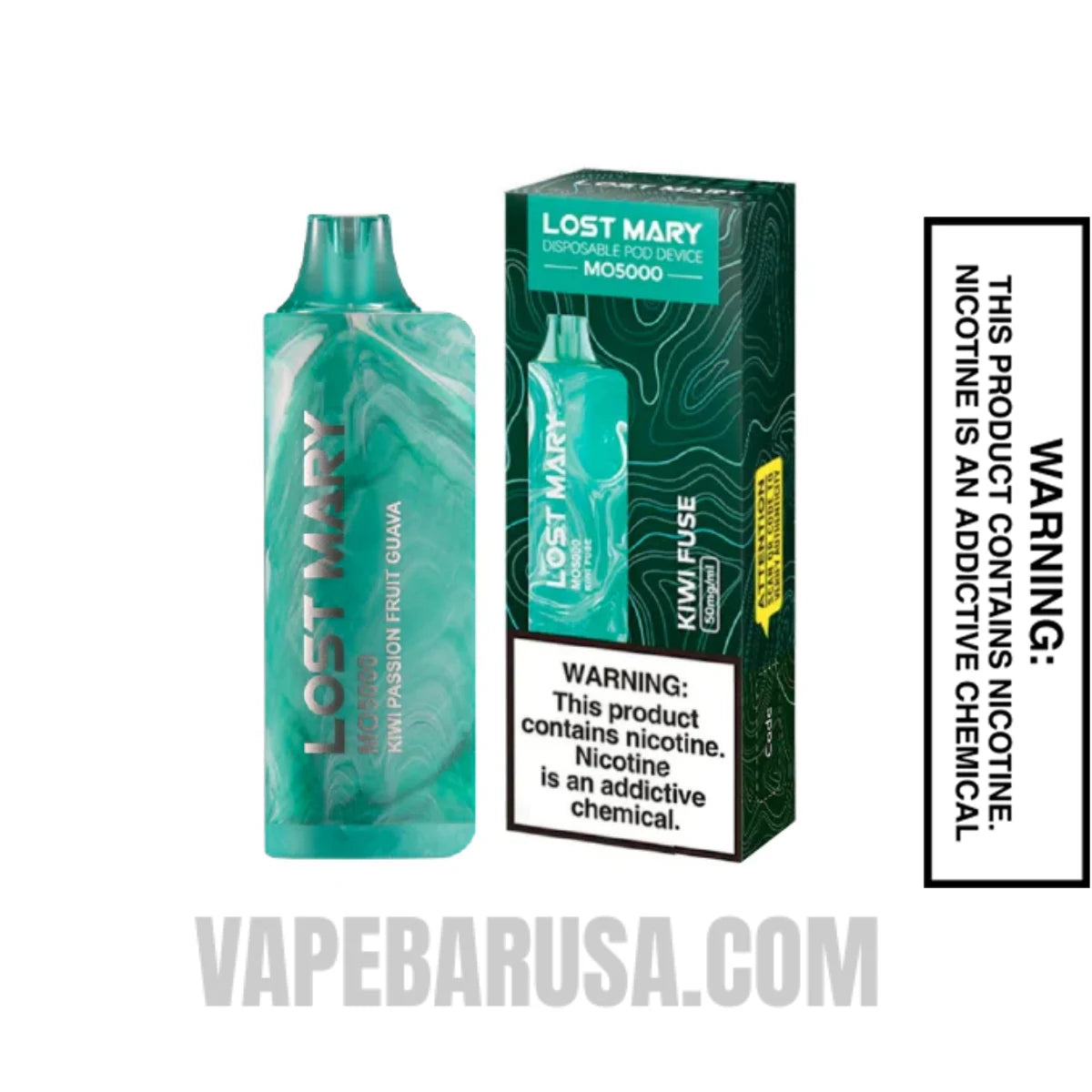 Kiwi Fuse Lost Mary MO5000 Disposable Vape With Package Box
