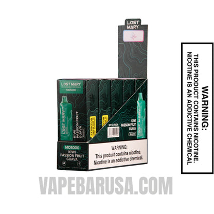 Kiwi Fuse Lost Mary MO5000 Disposable Vape With bundle Box