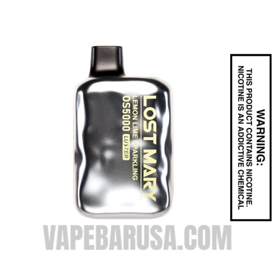 Lemon Lime Sparkling Lost Mary OS5000 Luster Edition Vape
