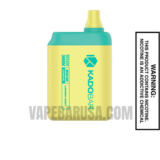Lemon Mint Kado Bar BR5000 Disposable Vape