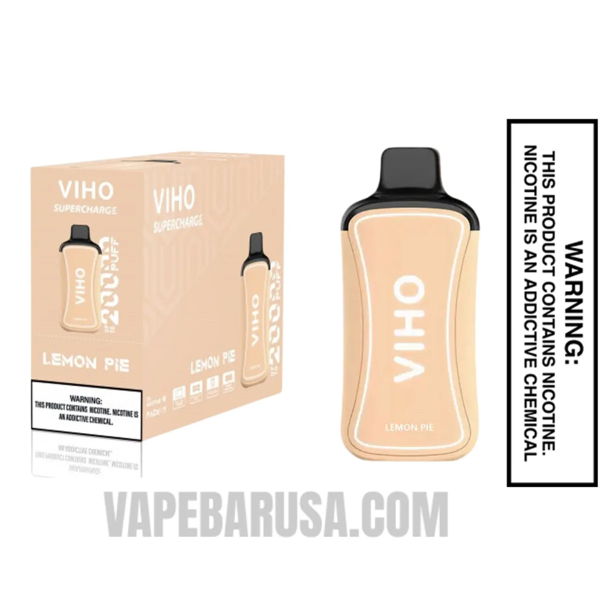 Lemon Pie VIHO Supercharge 20000 Puffs Vape With Bundle Pack
