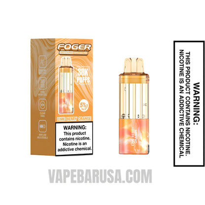 Lime Berry Orange Foger Switch Pro 30K Disposable Vape Pod With Package Box