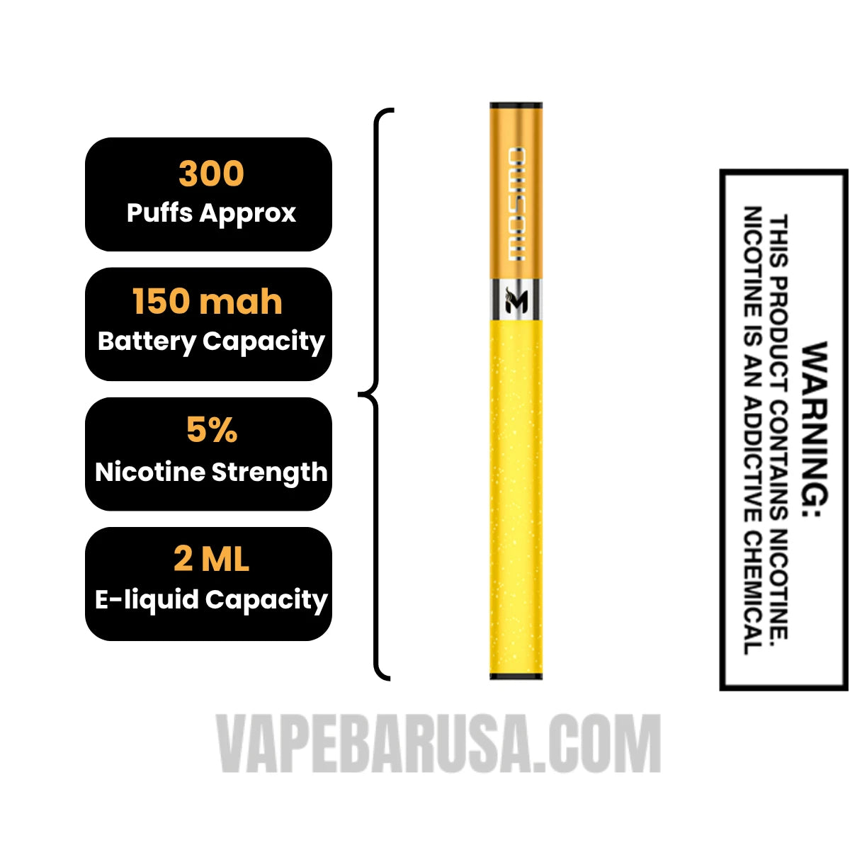 Love 69 MOSMO Stik Disposable Specifications