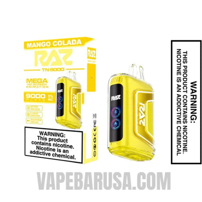 Mango Colada RAZ TN9000 Disposable Vape With Package Box