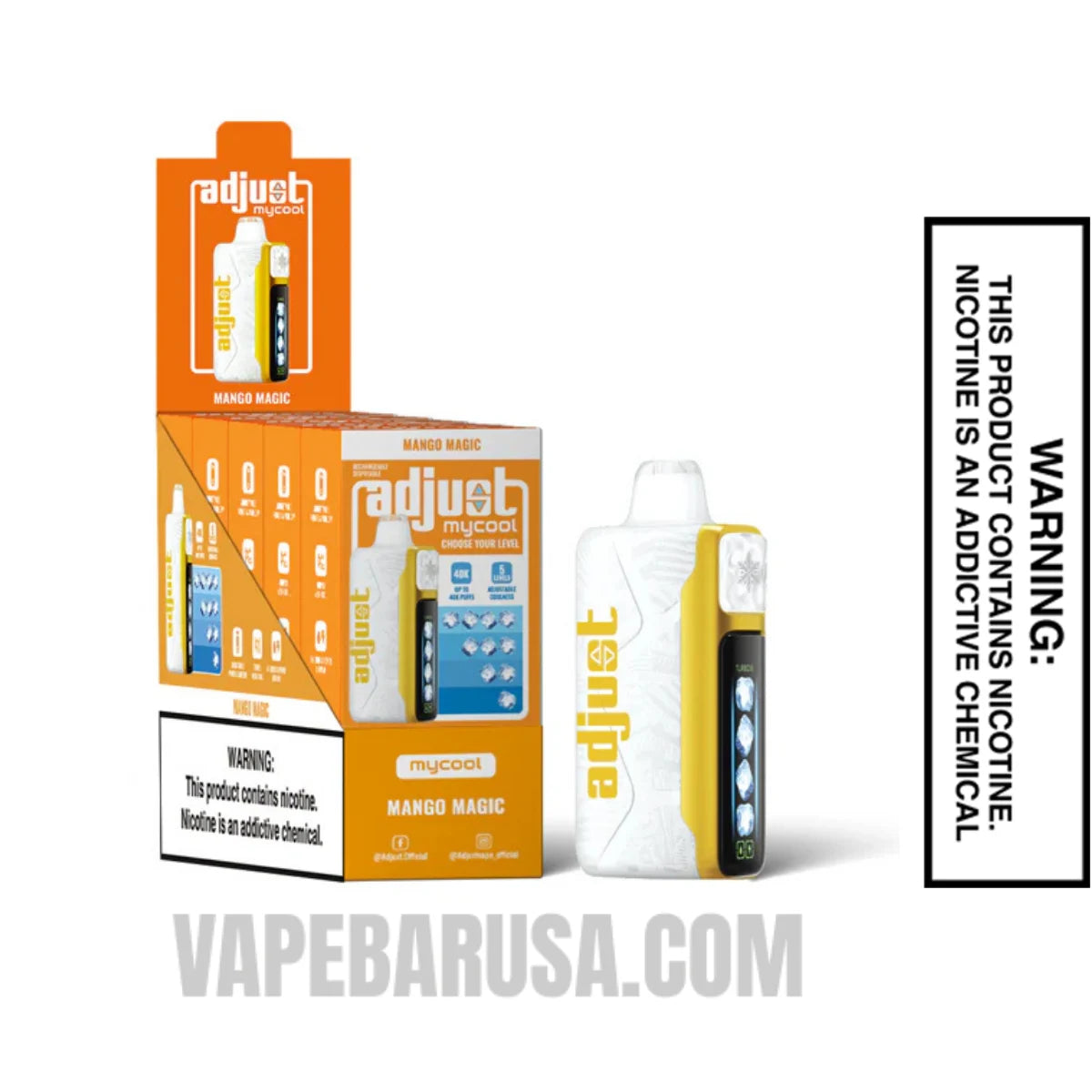 Mango Magic Adjust MyCool 40K Disposable Vape With Bundle Box
