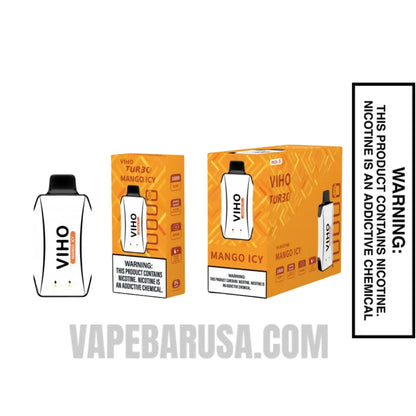 Mango Icy VIHO Turbo Vape 10000 Puffs With Bundle Pack