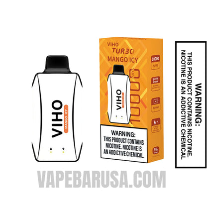 Mango Icy VIHO Turbo Vape 10000 Puffs With Package Box