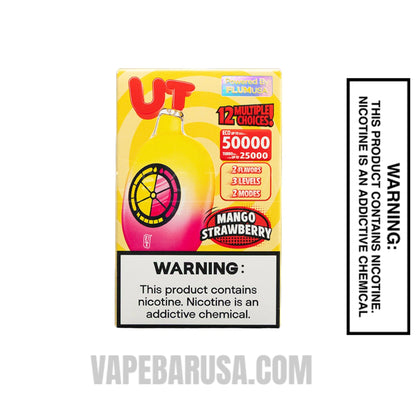 Mango/Strawberry Flum UT Bar 50K Disposable Vape With Package Box