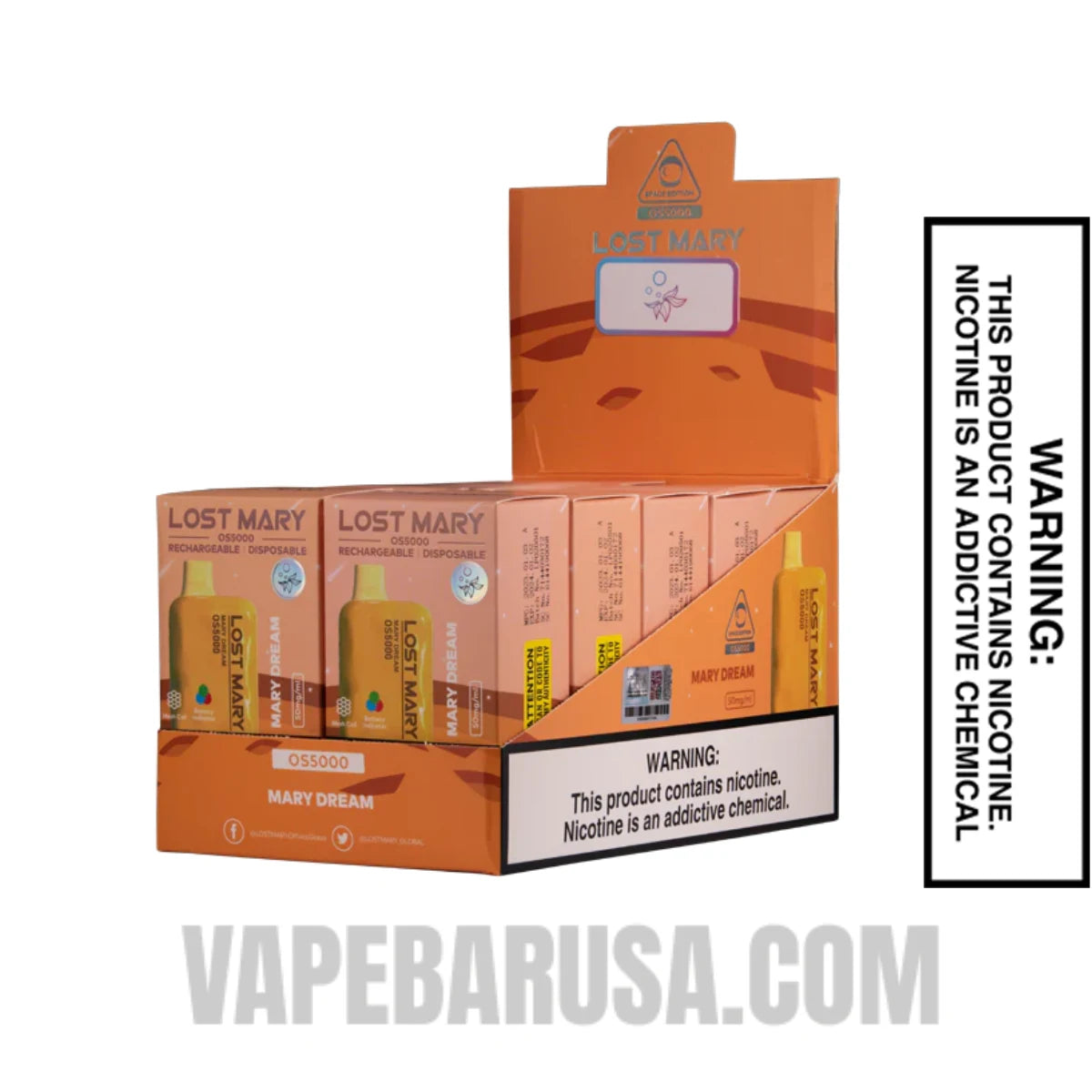 Mary Dream Lost Mary OS5000 Disposable Vape With Bundle Pack