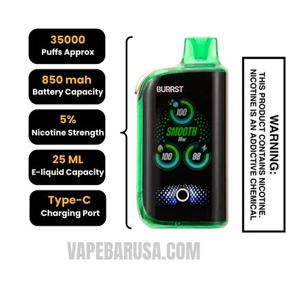 Matcha Cake / Matcha Frappuccino Fasta Burrst 35000 (Fizz Series) specifications